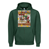 Sports Green christmas north pole delivery Zipper Hoodie - Artiststas