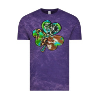 Cloud Purple western shamrock Vintage Tee - RanaPortraitStore