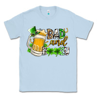 Dusty Blue bad and boozy Classic Tee - RacoonDesign