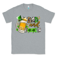 Heather Grey bad and boozy Classic Tee - RacoonDesign