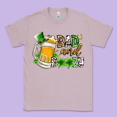 Bad And Boozy Classic Tee Designed By Racoondesign