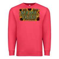 Cardinal Sunflower Leopard Mama Tried Premium Sweatshirt - Jasminsmagicworld