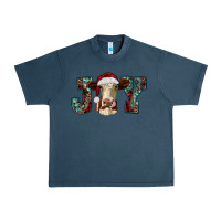 Midnight Navy christmas joy with heifer cow Urban Heavy Tee - RanaPortraitStore