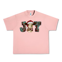 Christmas Joy With Heifer Cow Urban Heavy Tee | Teevron