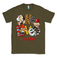 Army Green One Loved Teacher Classic Tee - FaDigitalArtStudio