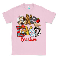 Bubblegum Pink One Loved Teacher Classic Tee - FaDigitalArtStudio