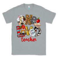 Heather Grey One Loved Teacher Classic Tee - FaDigitalArtStudio