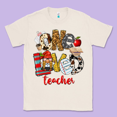 One Loved Teacher Classic Tee Designed By Fadigitalartstudio