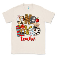 Natural One Loved Teacher Classic Tee - FaDigitalArtStudio