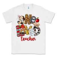 White One Loved Teacher Classic Tee - FaDigitalArtStudio