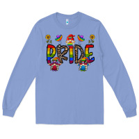 Colony Blue pride gnome Long Sleeve Tee - CowhideDigitalArt