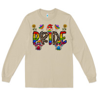 Mushroom pride gnome Long Sleeve Tee - CowhideDigitalArt