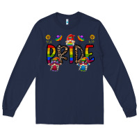 Navy pride gnome Long Sleeve Tee - CowhideDigitalArt