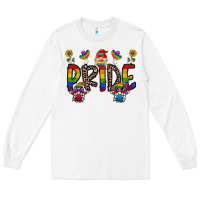 White pride gnome Long Sleeve Tee - CowhideDigitalArt