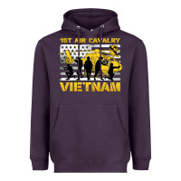 Plum 1st air cavalry vietnam veteran Heavyweight Hoodie - Jasminsmagicworld