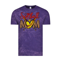 Cloud Purple softball mom Vintage Tee - Zillion Design Studio