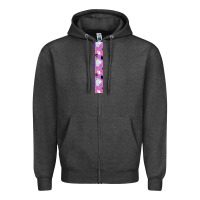 Charcoal Heather Halloween Key Fob Zipper Hoodie - BundleAndBundleShop