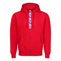 Red Halloween Key Fob Zipper Hoodie - BundleAndBundleShop