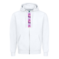 White Halloween Key Fob Zipper Hoodie - BundleAndBundleShop