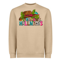 Mushroom yeehaws and hellnaws Heavyweight Sweatshirt - texasbilliewilder