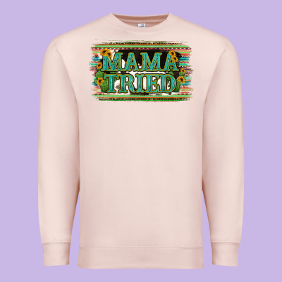 Cowhide Serappe Sunflower Mama Tried Premium Sweatshirt Designed By Jasminsmagicworld