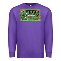 Purple Cowhide Serappe Sunflower Mama Tried Premium Sweatshirt - Jasminsmagicworld