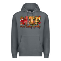 Rock funny thanksgiving wine turkey family Premium Hoodie - MaliasSmallBusiness
