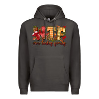 Smoke funny thanksgiving wine turkey family Premium Hoodie - MaliasSmallBusiness