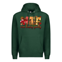 Sports Green funny thanksgiving wine turkey family Premium Hoodie - MaliasSmallBusiness