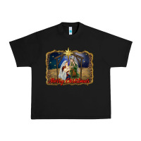 Black merry christmas holy family Urban Heavy Tee - RanaPortraitStore