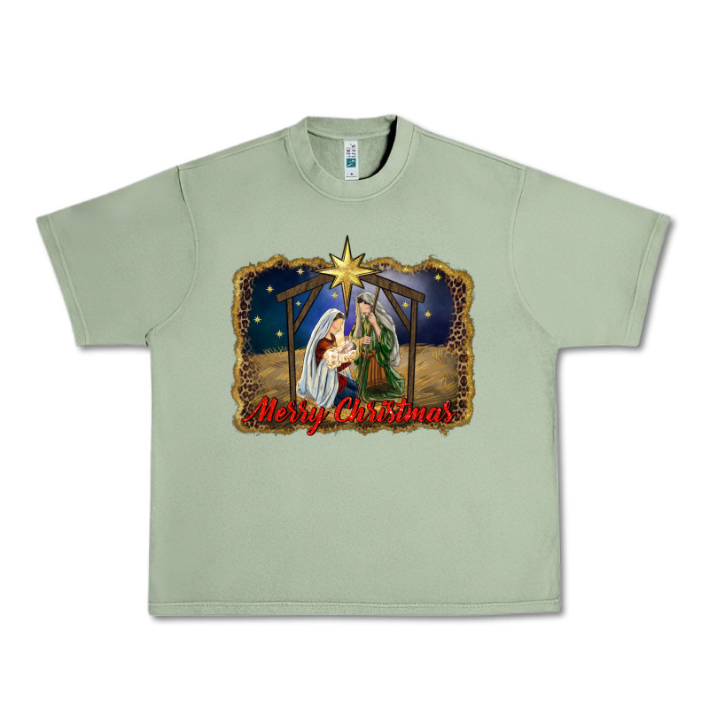 Merry Christmas Holy Family Urban Heavy Tee by RanaPortraitStore | Teevron