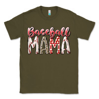 Army Green baseball  mama Classic Tee - RacoonDesign
