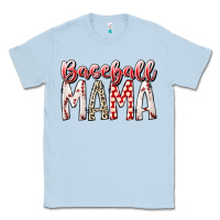 Dusty Blue baseball  mama Classic Tee - RacoonDesign