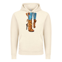 Vintage Artic Leopard heels black fashion girl Vintage Hoodie - RanaPortraitStore