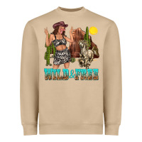 Mushroom wild and free Heavyweight Sweatshirt - texasbilliewilder
