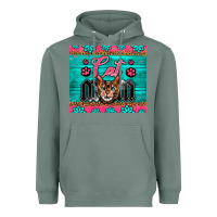 Sage Western Bengal Cat Mom Heavyweight Hoodie - LillyAllenDesigns