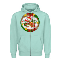 Seafoam Christmas Pinata Ornament Zipper Hoodie - Artiststas