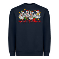 Navy merry christmas pantasmas ghost christmas Heavyweight Sweatshirt - Zillion Design Studio