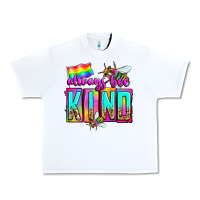 White always bee kind Urban Heavy Tee - Zillion Design Studio