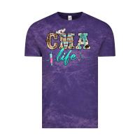 Cloud Purple western nurse cma life Vintage Tee - BarkalooDesign
