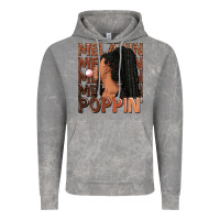 Melanin Poppin' Afro Woman Vintage Hoodie | Teevron