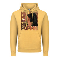 Vintage Mustard Melanin poppin' afro woman Vintage Hoodie - RanaPortraitStore