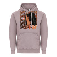 Vintage Zinc Melanin poppin' afro woman Vintage Hoodie - RanaPortraitStore