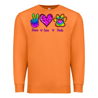 Carrot Peace Love Pride Premium Sweatshirt - Jasminsmagicworld