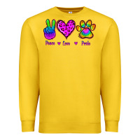 Lemon Peace Love Pride Premium Sweatshirt - Jasminsmagicworld