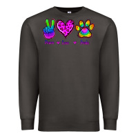 Smoke Peace Love Pride Premium Sweatshirt - Jasminsmagicworld