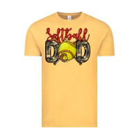 Vintage Mustard softball dad Vintage Tee - Zillion Design Studio