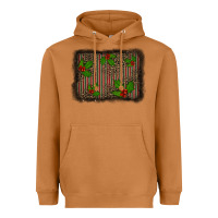 Meerkat christmas plaid leopard mistletoe background Heavyweight Hoodie - BarkalooDesign