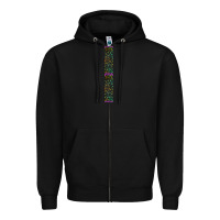 Black Halloween Key Fob Zipper Hoodie - BundleAndBundleShop