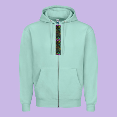 Halloween Key Fob Zipper Hoodie Designed By Bundleandbundleshop